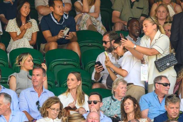 July 7, 2026, London, London, UK: London, UK. Influencer Molly-Mae Hague watches centre court tennis during day nine of The Wimbledon Tennis Championships at All England Lawn Tennis and Croquet Club. London UK  - ZUMAl94_ 20260707_zaf_l94_010 Copyright: xRayxTangx