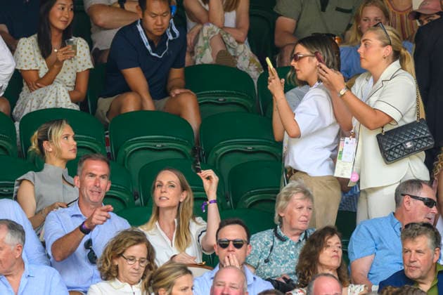 July 7, 2026, London, London, UK: London, UK. Influencer Molly-Mae Hague watches centre court tennis during day nine of The Wimbledon Tennis Championships at All England Lawn Tennis and Croquet Club. London UK  - ZUMAl94_ 20260707_zaf_l94_012 Copyright: xRayxTangx