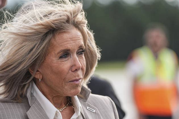 Brigitte Macron arrives in Ankara for 36th NATO Summit ANKARA, TURKIYE - JULY 07: Brigitte Macron, wife of French President Emmanuel Macron, arrives at Ankara Esenboga Airport ahead of the 36th NATO Summit in Ankara, Turkiye, on July 7, 2026. Metin Aktas Anadolu Ankara Turkey. Editorial use only. Please get in touch for any other usage.  Copyright: x2026xAnadoluxMetinxAktasx