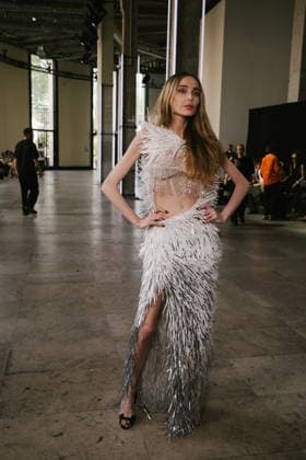 Snejana Onopka in the front row at the Germanier Fall Winter 2026–2027 Haute Couture fashion show during Paris Fashion Week (PFW) at the Palais de Tokyo in Paris, France, on July 7, 2026. Sam Delpech, Bestimage. Snejana Onopka at the Germanier show during Paris Haute Couture Fashion Week, for the presentation of the Fall Winter 2026–2027 Haute Couture collection, on July 7, 2026, in Paris, France.  Copyright: xSamxDelpechx xBestimagexSamxDelpechx xBestimagex