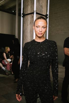 Rose Bertram in the front row at the Germanier Fall Winter 2026–2027 Haute Couture Collection fashion show during Paris Fashion Week (PFW) at the Palais de Tokyo in Paris, France, on July 7, 2026. Sam Delpech, Bestimage. Rose Bertram at the Germanier show during Paris Haute Couture Fashion Week, for the presentation of the Fall Winter 2026–2027 Haute Couture collection, on July 7, 2026, in Paris, France.  Copyright: xSamxDelpechx xBestimagexSamxDelpechx xBestimagex