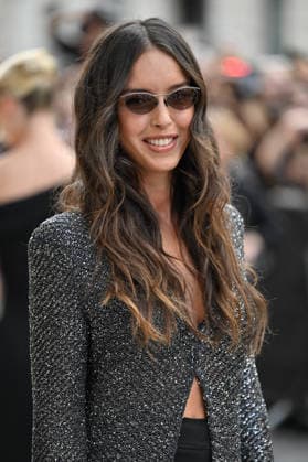 PFW Haute Couture Armani Prive Outside Arrivals JR Lyna Khoudri arriving at the Armani Prive show during Haute Couture Fashion Week in Paris, France, on 7 July 2026. Photo by Julien Reynaud APS-Medias ABACAPRESS.COM Paris France  Copyright: xReynaudxJulien APS-Medias ABACAx