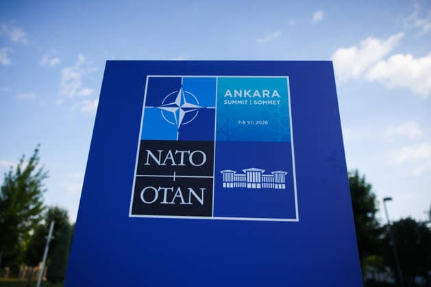 July 7, 2026, Ankara, Turkey: NATO banner during the 2026 NATO Ankara Summit in Ankara, Turkiye, on July 7th, 2026. Ankara Turkey  - ZUMAz156 20260707_zip_z156_021 Copyright: xBeataxZawrzelx