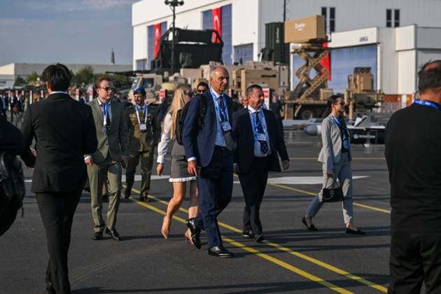 NATO Summit Defense Industry Forum reception in Ankara ANKARA, TURKIYE - JULY 7: A general view shows the NATO Summit Defense Industry Forum 2026 Reception hosted by Turkiye’s Defense Industries Secretary Haluk Gorgun at the Turkish Aerospace Industries (TAI) Kahramankazan facilities in Ankara, Turkiye, on July 7, 2026. Ismail Aslandag Anadolu Ankara Turkey. Editorial use only. Please get in touch for any other usage.  Copyright: x2026xAnadoluxIsmailxAslandagx