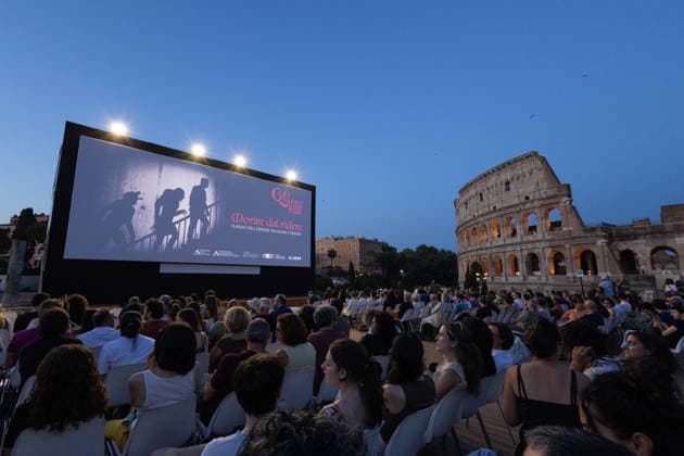IPA86482392 - Opening of Quo Vadis?, the film festival in front of the Colosseum in Rome, organized by CSC Cineteca Nazionale and the Colosseum Archaeological Park  Copyright: xMatteoxNardonex xx 86482392