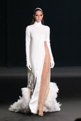 PFW - Stephane Rolland Runway A model walks the runway during the Stephane Rolland Haute Couture Fall Winter 2026 2027 show as part of Paris Fashion Week in Paris, France on July 07, 2026. Photo by Laurent Zabulon ABACAPRESS.COM  Copyright: xZabulonxLaurent ABACAx