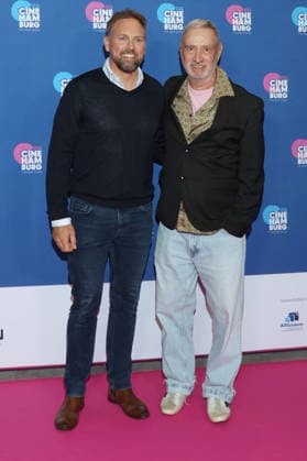 Verleihung Glaeserne Leinwand Steven Gaetjen, Roland Emmerich, Verleihung Glaeserne Leinwand, Cinemaxx Hamburg, 07.07.2026 *** Glaeserne Leinwand Award Ceremony: Steven Gaetjen, Roland Emmerich, Glaeserne Leinwand Award Ceremony, Cinemaxx Hamburg, July 7, 2026 Copyright: xEventpressxBecherx