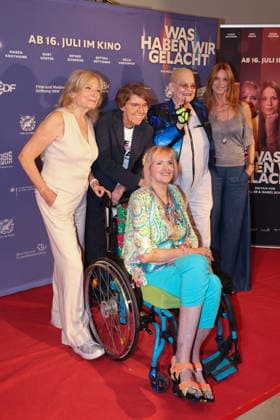 Maren Kroymann, Bettina Boettinger, Gaby Koester, Hella von Sinnen and Esther Schweins attend the premiere of the documentary film Was Haben Wir Gelacht on July 7, 2026, at the Cineplex Filmpalast in Cologne, Germany Premiere of the documentary film Was Haben Wir Gelacht at the Cineplex Filmpalast in Cologne, Germany *** Maren Kroymann, Bettina Boettinger, Gaby Koester, Hella von Sinnen, and Esther Schweins attended the premiere of the documentary film *Was Haben Wir Gelacht* on July 7, 2026, at the Cineplex Filmpalast in Cologne, Germany. Premiere of the documentary film *Was Haben Wir Gelacht* at the Cineplex Filmpalast in Cologne, Germany