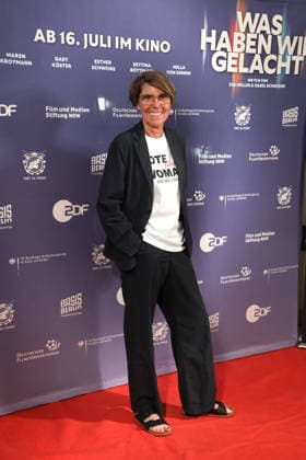 Bettina Boettinger attends the premiere of the documentary film Was Haben Wir Gelacht on July 7, 2026, at the Cineplex Filmpalast in Cologne, Germany Premiere of the documentary film Was Haben Wir Gelacht at the Cineplex Filmpalast in Cologne, Germany *** Bettina Boettinger attends the premiere of the documentary film *Was Haben Wir Gelacht* on July 7, 2026, at the Cineplex Filmpalast in Cologne, Germany. Premiere of the documentary film *Was Haben Wir Gelacht* at the Cineplex Filmpalast in Cologne, Germany