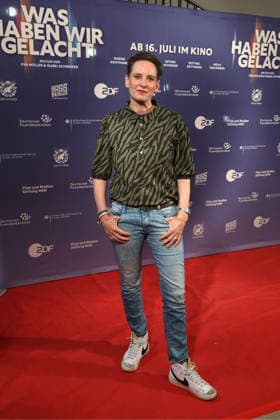 Okka Gundel attends the premiere of the documentary film Was Haben Wir Gelacht on July 7, 2026, at the Cineplex Filmpalast in Cologne, Germany Premiere of the documentary film Was Haben Wir Gelacht at the Cineplex Filmpalast in Cologne, Germany *** Okka Gundel attends the premiere of the documentary film *Was Haben Wir Gelacht* on July 7, 2026, at the Cineplex Filmpalast in Cologne, Germany. Premiere of the documentary film *Was Haben Wir Gelacht* at the Cineplex Filmpalast in Cologne, Germany