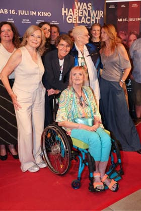Maren Kroymann, Bettina Boettinger, Gaby Koester, Hella von Sinnen and Esther Schweins attend the premiere of the documentary film Was Haben Wir Gelacht on July 7, 2026, at the Cineplex Filmpalast in Cologne, Germany Premiere of the documentary film Was Haben Wir Gelacht at the Cineplex Filmpalast in Cologne, Germany *** Maren Kroymann, Bettina Boettinger, Gaby Koester, Hella von Sinnen, and Esther Schweins attended the premiere of the documentary film *Was Haben Wir Gelacht* on July 7, 2026, at the Cineplex Filmpalast in Cologne, Germany. Premiere of the documentary film *Was Haben Wir Gelacht* at the Cineplex Filmpalast in Cologne, Germany