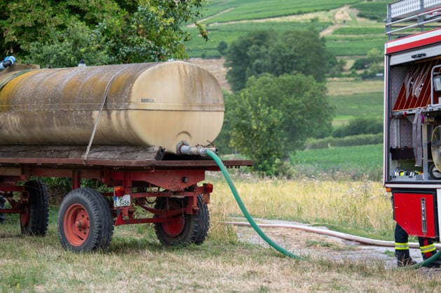 Flächenbrand zwischen Großwinternheim und Schwabenheim Am Dienstagnachmittag, dem 07.07.2026, kam es gegen 16:35 Uhr zwischen Ingelheim-Großwinternheim und Schwabenheim an der Selz (Landkreis Mainz-Bingen, Rheinland-Pfalz) zu einem größeren Flächenbrand. Aufgrund des herrschenden Windes breitete sich das Feuer rasch auf eine Fläche von rund zwei Hektar aus. Mehr als 80 Einsatzkräfte der Feuerwehren aus der Verbandsgemeinde Gau-Algesheim, der Stadt Ingelheim sowie der Werkfeuerwehr Boehringer, des Rettungsdienstes und der Polizei waren mit über 20 Einsatzfahrzeugen im Einsatz. Unterstützt wurden die Löscharbeiten durch landwirtschaftliche Fahrzeuge, die unter anderem die Wasserversorgung sicherstellten. Die L428 musste während de