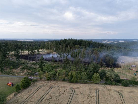 Waldbrand breitet sich aus rund 10000 Quadratmeter betroffen Am 07.07.2026 kam es gegen 18:35 Uhr in Weilrod Hasselbach zu einem Waldbrand, der nach ersten Meldungen rund 10.000 Quadratmeter Wald erfasst hat. Die Rauchentwicklung ist weithin sichtbar, auch aus dem benachbarten Grävenwiesbach werden Meldungen zu dem Brand gemeldet. Die Feuerwehr Weilrod ist im Einsatz und hat wasserführende Fahrzeuge sowie weitere überörtliche Löschzüge angefordert. Stark auflebender Wind erschwert die Löscharbeiten. Über die Warnapp NINA wurde für die betroffenen Gebiete eine Warnung der Warnstufe Gefahr ausgegeben. Weilrod Hessen Deutschland *** Forest Fire Spreads; About 10,000 Square Meters Affected On July 7, 2026, at approximately 6:35 p.