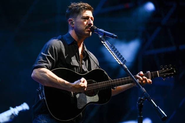 IPA86486346 - Marcus Mumford of Mumford &amp; Sons during the 2026 Tour, at Rock in Roma 2026, on July 27, 2026, in Rome, Italy.  Copyright: xDomenicoxCippitelli LiveMediax xx 86486346