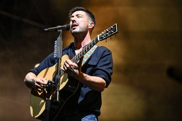IPA86486214 - Marcus Mumford of Mumford &amp; Sons during the 2026 Tour, at Rock in Roma 2026, on July 27, 2026, in Rome, Italy.  Copyright: xDomenicoxCippitelli LiveMediax xx 86486214
