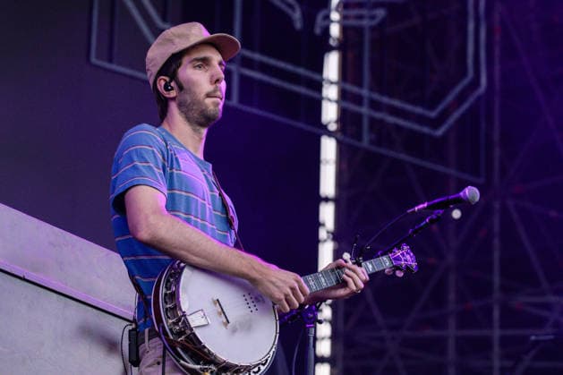 Music Concert - CAAMP - Live in 2026 Evan Westfall, member of the band Caamp, performs on the stage of Rock in Roma on July 07, 2026 at Ippodromo delle Capannelle, Rome, Italy. Rome Ippodromo delle Capannelle Italy Copyright: xEmanuelaxVertollix xLiveMediax LPM_2555985