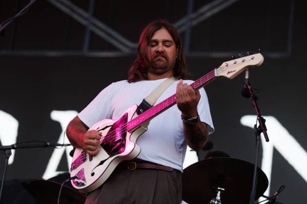 Music Concert - CAAMP - Live in 2026 Matt Vinson, member of the band Caamp, performs on the stage of Rock in Roma on July 07, 2026 at Ippodromo delle Capannelle, Rome, Italy. Rome Ippodromo delle Capannelle Italy Copyright: xEmanuelaxVertollix xLiveMediax LPM_2556009