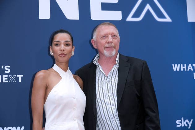 IPA86486555 - Milan, Sky What™s Next arrivals at the evening event at the Teatro Lirico Boris Becker, Lilian de Carvalho Monteiro  Copyright: xAlbertoxTerenghix xComi Terenghix 86486555