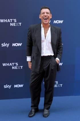 IPA86486222 - Milan, Sky What™s Next - Arrivals at the evening event at the Teatro Lirico - Francesco Gabbani  Copyright: xAlbertoxTerenghix xComi Terenghix 86486222