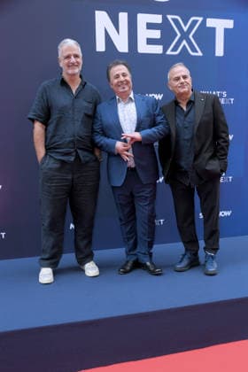 IPA86486289 - Milan, Sky What™s Next - Arrivals at the evening event at the Teatro Lirico - Gialappas Band, Mago Forest  Copyright: xAlbertoxTerenghix xComi Terenghix 86486289