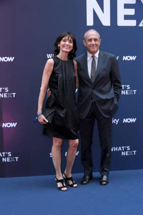 IPA86486367 - Milan, Sky What™s Next arrivals at the evening event at the Teatro Lirico Ettore Messina with his wife Laura Ferri  Copyright: xAlbertoxTerenghix xComi Terenghix 86486367