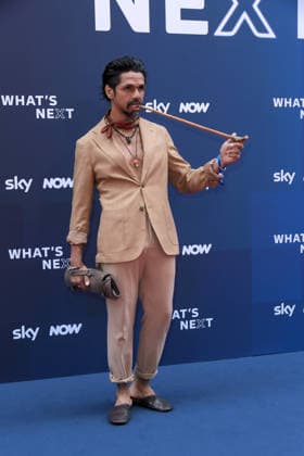 IPA86486400 - Milan, Sky What™s Next arrivals at the evening event at the Teatro Lirico Jean-Michel Sinisterra Munoz  Copyright: xAlbertoxTerenghix xComi Terenghix 86486400