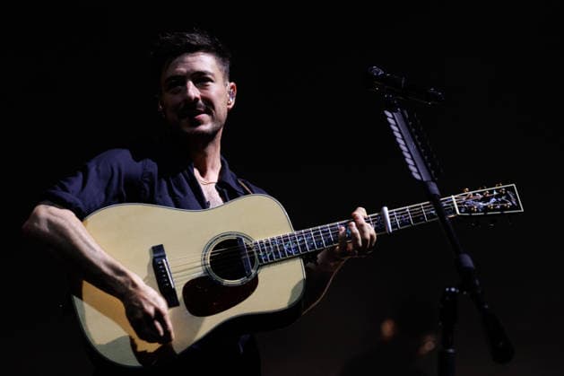 IPA86487489 - Marcus Mumford, a member of the band Mumford &amp; Sons, performs as part of the Prizefighter Tour at Rock in Roma on July 7, 2026, at the Ippodromo delle Capannelle in Rome, Italy.  Copyright: xEmanuelaxVertolli LiveMediax xx 86487489