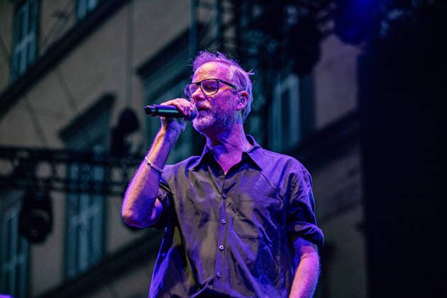 July 7, 2026, Lucca, Toscana, Italy: American singer-songwriter Matt Berninger of the indie-rock band, The National performs live on the stage during the twenty-seventh edition of the Lucca Summer Festival 2026 at Piazza Napoleone. Lucca Italy - ZUMAs197 20260707_aaa_s197_208 Copyright: xCarloxVerganix