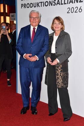 RECORD DATE NOT STATED FEST DER PRODUKTIONSALLIANZ - Berlin Frank-Walter Steinmeier (Bundespräsident) mit Ehefrau Elke Büdenbender beim FEST DER PRODUKTIONSALLIANZ der Allianz Deutscher Produzenten - Film & Fernsehen e.V. (Produktionsallianz) im Tipi am Kanzleramt in Berlin am 07.07.2026 *** PRODUCTION ALLIANCE GALA Berlin: Frank Walter Steinmeier, President of Germany, with his wife Elke Büdenbender at the PRODUCTION ALLIANCE GALA hosted by the Alliance of German Film and Television Producers (Allianz Deutscher Produzenten Film Fernsehen e. V.) at the Tipi am Kanzleramt in Berlin on July 7, 2026 Copyright: xEventpressxBerndtx