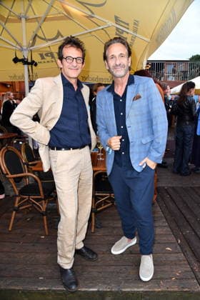 RECORD DATE NOT STATED FEST DER PRODUKTIONSALLIANZ - Berlin Hans-Werner Meyer und Falk Willy Wild beim FEST DER PRODUKTIONSALLIANZ der Allianz Deutscher Produzenten - Film & Fernsehen e.V. (Produktionsallianz) im Tipi am Kanzleramt in Berlin am 07.07.2026 *** PRODUCTION ALLIANCE CELEBRATION Berlin: Hans Werner Meyer and Falk Willy Wild at the PRODUCTION ALLIANCE CELEBRATION hosted by the Alliance of German Film and Television Producers (Allianz Deutscher Produzenten Film Fernsehen e. V.) at the Tipi am Kanzleramt in Berlin on July 7, 2026 Copyright: xEventpressxBerndtx