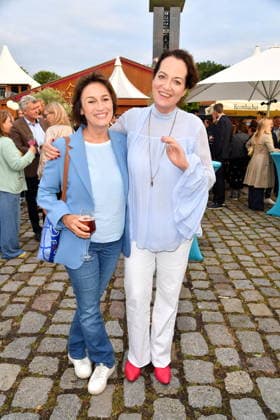 RECORD DATE NOT STATED FEST DER PRODUKTIONSALLIANZ - Berlin Sandra Maischberger und Natalia Woerner beim FEST DER PRODUKTIONSALLIANZ der Allianz Deutscher Produzenten - Film & Fernsehen e.V. (Produktionsallianz) im Tipi am Kanzleramt in Berlin am 07.07.2026 *** PRODUCTION ALLIANCE CELEBRATION Berlin: Sandra Maischberger and Natalia Woerner at the PRODUCTION ALLIANCE CELEBRATION hosted by the Alliance of German Film and Television Producers (Allianz Deutscher Produzenten Film Fernsehen e. V.) at the Tipi am Kanzleramt in Berlin on July 7, 2026 Copyright: xEventpressxBerndtx