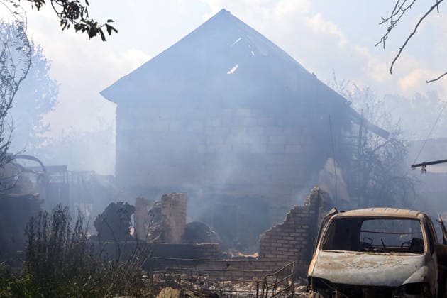 RECORD DATE NOT STATED Russian forces strike Zaporizhzhia with two guided bombs A building is damaged in Vyshneve, Kyiv region, Ukraine, on July 6, 2026. Russian forces conduct a large-scale military operation on the city and the surrounding region using ballistic and cruise missiles, as well as drones. Dozens of houses on five streets are destroyed, and warehouses and businesses are damaged. More than 600 local residents are evacuated due to the risk posed by unexploded ordnance. Six people are killed and at least 26 are injured, including a nine-month-old infant and a 12-year-old child. Kyiv Region Ukraine  Copyright: xVolodymyrxTarasovx originalFilename: ukrinform-russianf260707_nploL.jpg