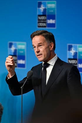 LKS 20260708 NATO Secretary General Mark Rutte speaks at the 36th NATO Heads of State and Government Summit in Ankara, Turkey, on July 8, 2026. - EMMI KORHONEN Ankara Turkey  Copyright: xEmmixKorhonenx 4LaF5FO4E5o