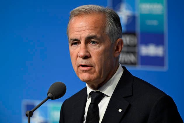LKS 20260708 Prime Minister of Canada Mark Carney arrives at the 36th NATO Heads of State and Government Summit in Ankara, Turkey, on July 8, 2026. - EMMI KORHONEN Ankara Turkey  Copyright: xEmmixKorhonenx cIhavC2R-xc
