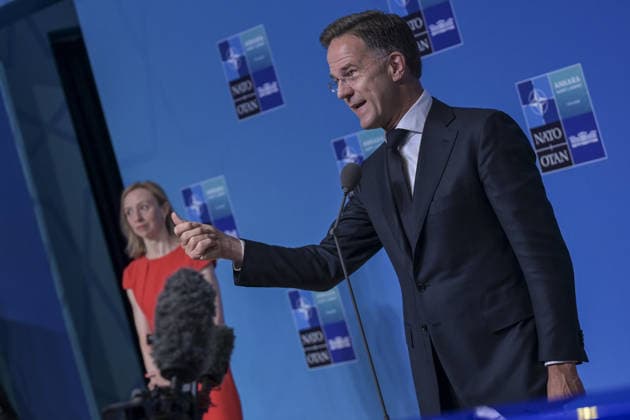 36th NATO Summit in Ankara ANKARA, TURKIYE - JULY 08: NATO Secretary General Mark Rutte makes a statement to the press ahead of the main session of the North Atlantic Council Meeting during the second day of the NATO Ankara Summit in Ankara, Turkiye on July 08, 2026. Ozge Elif Kizil Anadolu Ankara Turkey. Editorial use only. Please get in touch for any other usage.  Copyright: x2026xAnadoluxOzgexElifxKizilx
