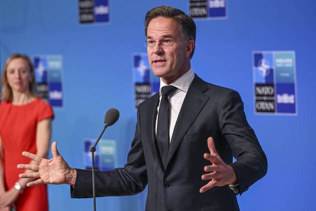 36th NATO Summit in Ankara ANKARA, TURKIYE - JULY 08: NATO Secretary General Mark Rutte makes a statement to the press ahead of the main session of the North Atlantic Council Meeting during the second day of the NATO Ankara Summit in Ankara, Turkiye on July 08, 2026. Dogukan Keskinkilic Anadolu Ankara Turkey. Editorial use only. Please get in touch for any other usage.  Copyright: x2026xAnadoluxDogukanxKeskinkilicx