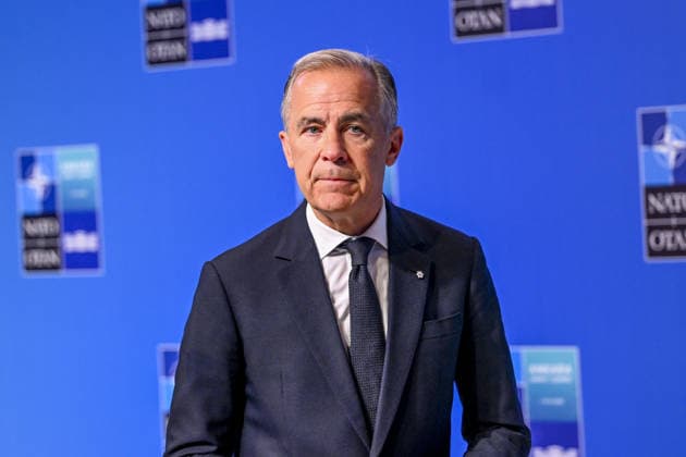 36th NATO Summit in Ankara ANKARA, TURKIYE - JULY 08: Canadian Prime Minister Mark Carney makes a statement to the press ahead of the main session of the North Atlantic Council Meeting during the second day of the NATO Ankara Summit in Ankara, Turkiye on July 08, 2026. Dogukan Keskinkilic Anadolu Ankara Turkey. Editorial use only. Please get in touch for any other usage.  Copyright: x2026xAnadoluxDogukanxKeskinkilicx