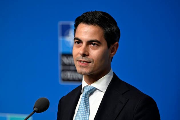 LKS 20260708 Dutch Prime Minister Rob Jetten arrives at the 36th NATO Heads of State and Government Summit in Ankara, Turkey, on July 8, 2026. - EMMI KORHONEN Ankara Turkey  Copyright: xEmmixKorhonenx 096Mlv9ILBA