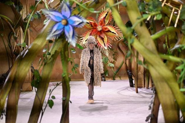 PFW - Chanel Runway A model walks the runway during the Chanel Haute Couture Fall Winter 2026 2027 show as part of Paris Fashion Week on July 07, 2026 in Paris, France. Photo by Franck Castel ABACAPRESS.COM Paris France  Copyright: xCastelxFranck ABACAx