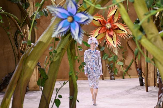 PFW - Chanel Runway A model walks the runway during the Chanel Haute Couture Fall Winter 2026 2027 show as part of Paris Fashion Week on July 07, 2026 in Paris, France. Photo by Franck Castel ABACAPRESS.COM Paris France  Copyright: xCastelxFranck ABACAx