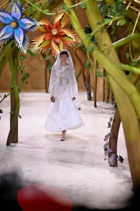 PFW - Chanel Runway A model walks the runway during the Chanel Haute Couture Fall Winter 2026 2027 show as part of Paris Fashion Week on July 07, 2026 in Paris, France. Photo by Franck Castel ABACAPRESS.COM Paris France  Copyright: xCastelxFranck ABACAx