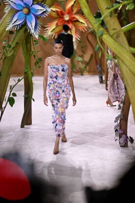 PFW - Chanel Runway A model walks the runway during the Chanel Haute Couture Fall Winter 2026 2027 show as part of Paris Fashion Week on July 07, 2026 in Paris, France. Photo by Franck Castel ABACAPRESS.COM Paris France  Copyright: xCastelxFranck ABACAx