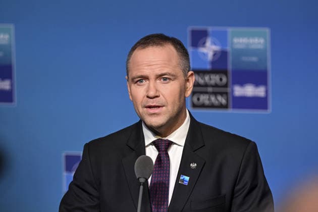 36th NATO Summit in Ankara ANKARA, TURKIYE - JULY 8: Polish President Karol Nawrocki speaks to press ahead of the main session of the North Atlantic Council Meeting, which brings together heads of state and government on the second day of the NATO Summit in Ankara, Turkiye, on July 8, 2026. Dogukan Keskinkilic Anadolu Ankara Turkey. Editorial use only. Please get in touch for any other usage.  Copyright: x2026xAnadoluxDogukanxKeskinkilicx