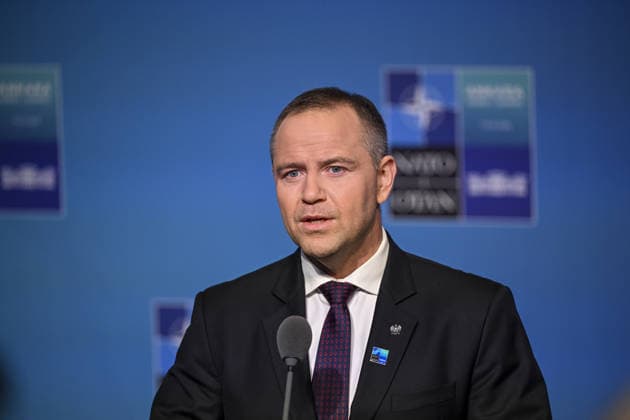 36th NATO Summit in Ankara ANKARA, TURKIYE - JULY 8: Polish President Karol Nawrocki speaks to press ahead of the main session of the North Atlantic Council Meeting, which brings together heads of state and government on the second day of the NATO Summit in Ankara, Turkiye, on July 8, 2026. Dogukan Keskinkilic Anadolu Ankara Turkey. Editorial use only. Please get in touch for any other usage.  Copyright: x2026xAnadoluxDogukanxKeskinkilicx