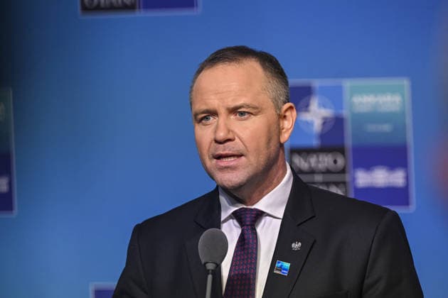 36th NATO Summit in Ankara ANKARA, TURKIYE - JULY 8: Polish President Karol Nawrocki speaks to press ahead of the main session of the North Atlantic Council Meeting, which brings together heads of state and government on the second day of the NATO Summit in Ankara, Turkiye, on July 8, 2026. Dogukan Keskinkilic Anadolu Ankara Turkey. Editorial use only. Please get in touch for any other usage.  Copyright: x2026xAnadoluxDogukanxKeskinkilicx