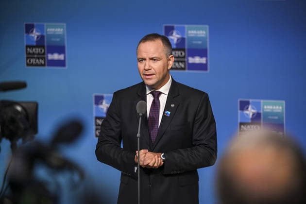 36th NATO Summit in Ankara ANKARA, TURKIYE - JULY 8: Polish President Karol Nawrocki speaks to press ahead of the main session of the North Atlantic Council Meeting, which brings together heads of state and government on the second day of the NATO Summit in Ankara, Turkiye, on July 8, 2026. Dogukan Keskinkilic Anadolu Ankara Turkey. Editorial use only. Please get in touch for any other usage.  Copyright: x2026xAnadoluxDogukanxKeskinkilicx