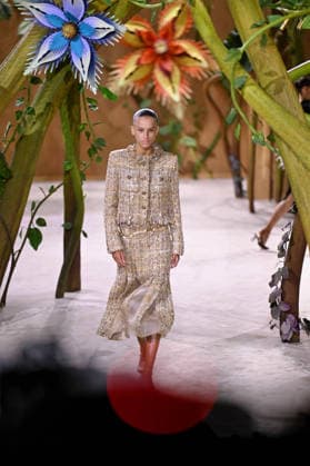 PFW - Chanel Runway A model walks the runway during the Chanel Haute Couture Fall Winter 2026 2027 show as part of Paris Fashion Week on July 07, 2026 in Paris, France. Photo by Franck Castel ABACAPRESS.COM Paris France  Copyright: xCastelxFranck ABACAx