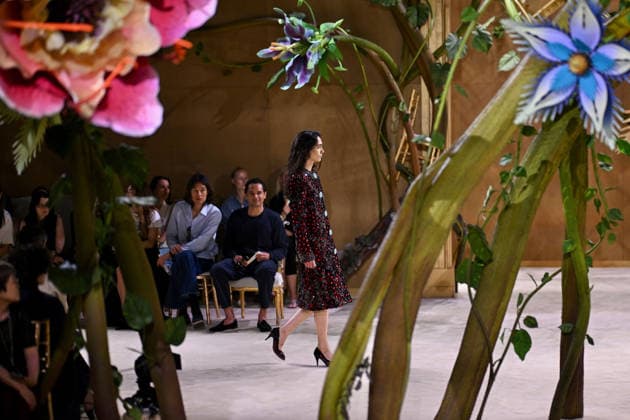 PFW - Chanel Runway A model walks the runway during the Chanel Haute Couture Fall Winter 2026 2027 show as part of Paris Fashion Week on July 07, 2026 in Paris, France. Photo by Franck Castel ABACAPRESS.COM Paris France  Copyright: xCastelxFranck ABACAx