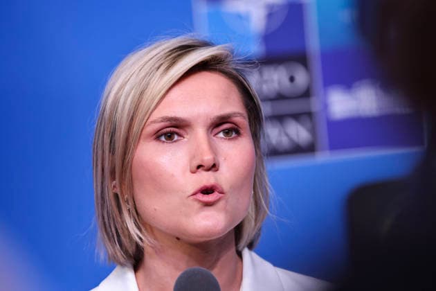 Nato-toppmotet i Ankara 2026 Ankara, Tyrkia 20260708. Islands statsminister Kristrun Mjoll Frostadottir under Nato-toppmotet i Ankara onsdag. Foto: Geir Olsen NTB Ankara Tyrkia TTJGToABudQ EDITORIAL USE ONLY Ref:_POLTTJGToABudQ.jpg *** NATO Summit in Ankara 2026 Ankara, Turkey, July 8, 2026. Iceland’s Prime Minister Kristrun Mjoll Frostadottir during the NATO summit in Ankara on Wednesday. Photo by Geir Olsen, NTB, Ankara, Turkey. TTJGToABudQ. EDITORIAL USE ONLY. Ref: POLTTJGToABudQ.jpg  Copyright: xGeirxOlsenx xNTBx