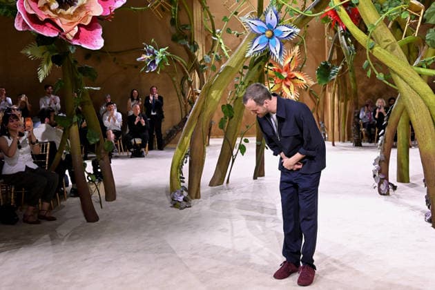 PFW - Chanel Runway Fashion designer Matthieu Blazy walks the runway during the Chanel Haute Couture Fall Winter 2026 2027 show as part of Paris Fashion Week on July 07, 2026 in Paris, France. Photo by Franck Castel ABACAPRESS.COM Paris France  Copyright: xCastelxFranck ABACAx